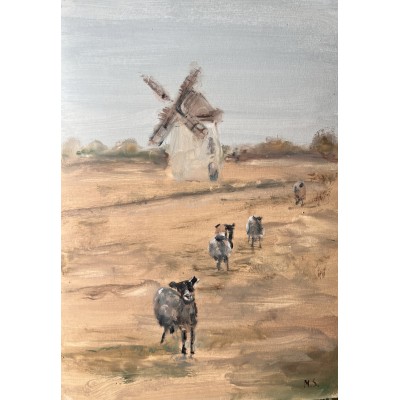 “Autumn, Somewhere in England” – Original Oil Painting by Marina Stognieva
